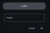 Folder Label