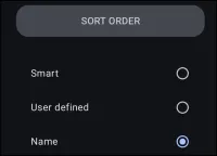 Sort Order Sort Order