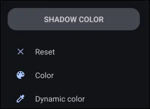 Shadow Color