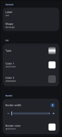 Shape Add dialog