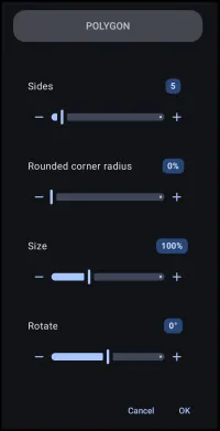 Arc Parameters Dialog