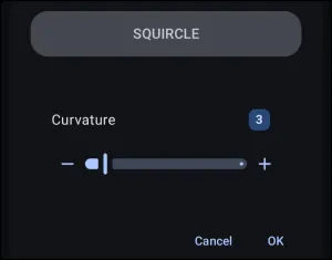 Squircle Options