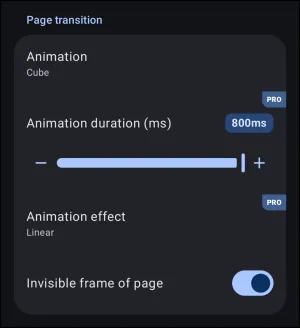 Page Transition - Animation