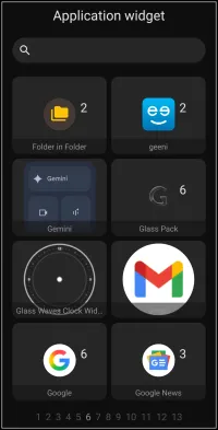 Application Widget