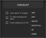Checklist - Edit