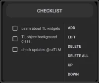 Checklist - Edit